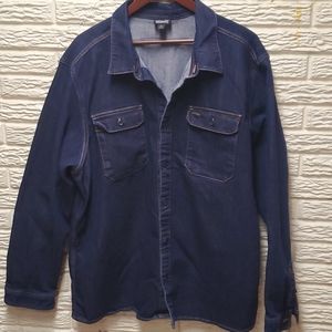 Patagonia mens denim button down shirt XXL